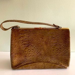 True Vintage 1950’s Elite Kelly Handbag Size Small